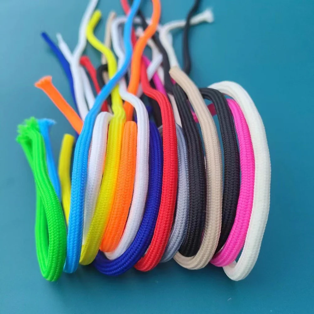 Braided Drawcord - Polyester, 50 Inch Length, 5 Millimeter Thickness, Multicolor | Shiny, Soft, Washable, Custom Sizes And Colors Available, Neat Finish