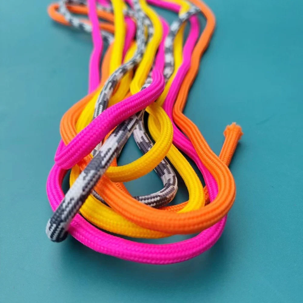 Braided Drawcord - Polyester, 50 Inch Length, 5 Millimeter Thickness, Multicolor | Shiny, Soft, Washable, Custom Sizes And Colors Available, Neat Finish