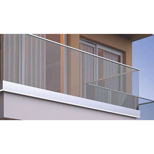 Cw-08 Balcony Glass Railing - Color: Colorless