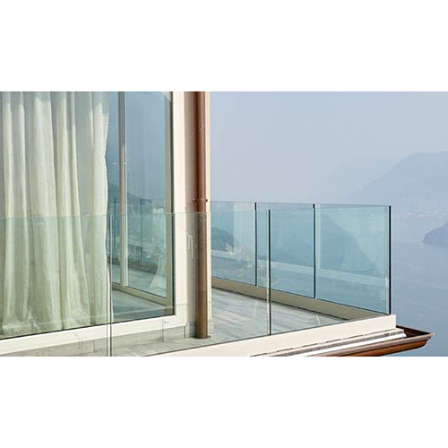 CW-09 Modern Balcony Glass Railing