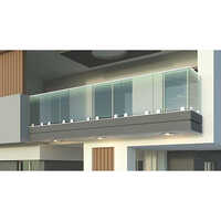 CW-04 BRT Aluminium Glass Railing