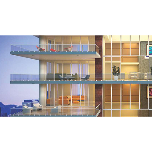 CW-09 BRT Modern Glass Railing