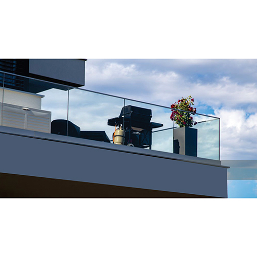 CW-04 BRCVT Modern Glass Railing