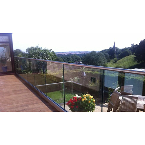 CW-05 BRCVT Balcony Glass Railing