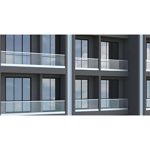 CW-06 BRCVT Aluminium Glass Railing