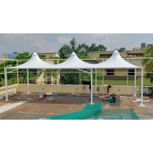 Fix Gazebo Tensile Structure - Color: Off White