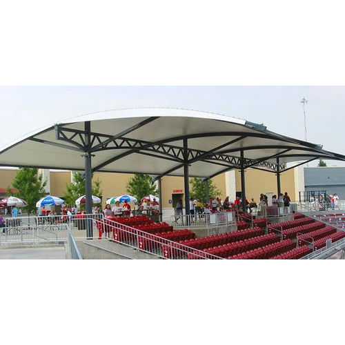 Sports Stadium Tensile Structure - Color: White