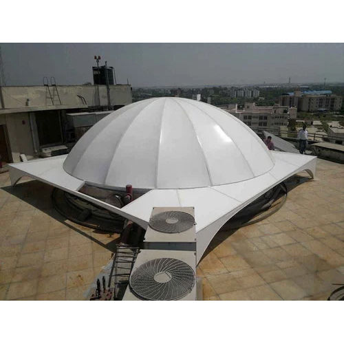 Waterproof Canopy Tensile Fabric Structure - Color: White