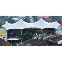 Plain Modular PVC Panels Tensile Structure