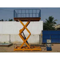 Hydraulic Scissors Lift With Customized Attachments - Material: Steel
