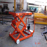 Mobile Hydraulic Scissors Lift (Hand Operated)