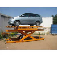 Hydraulic Scissors Type Car Lift with Rotating Platform