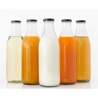 Croco Transparent Water And Juice Glass Bottle - Pattern: Plain