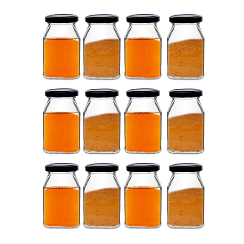 Croco 250Ml Honey Glass Jar - Color: Transparent