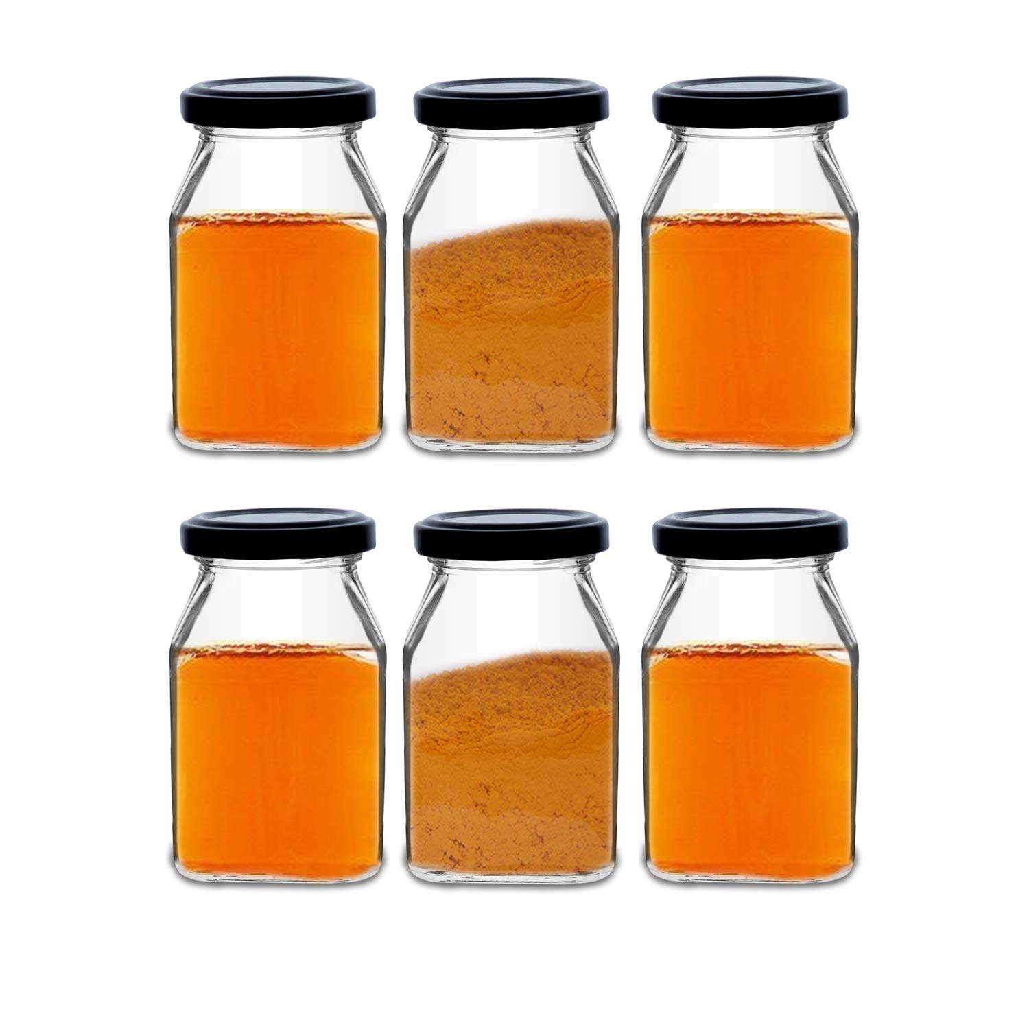 Croco 250Ml Honey Glass Jar