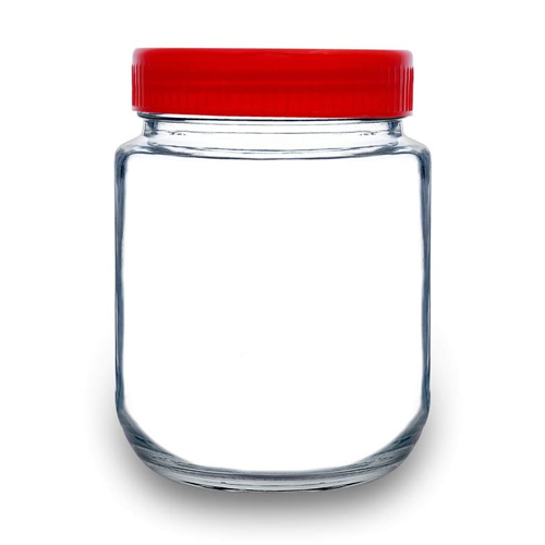 CROCO JAR Glass Red Jar