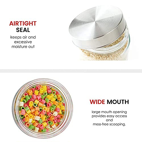 Croco Jar 300ml Oval Shape Spice Glass Jars - Color: Transparent