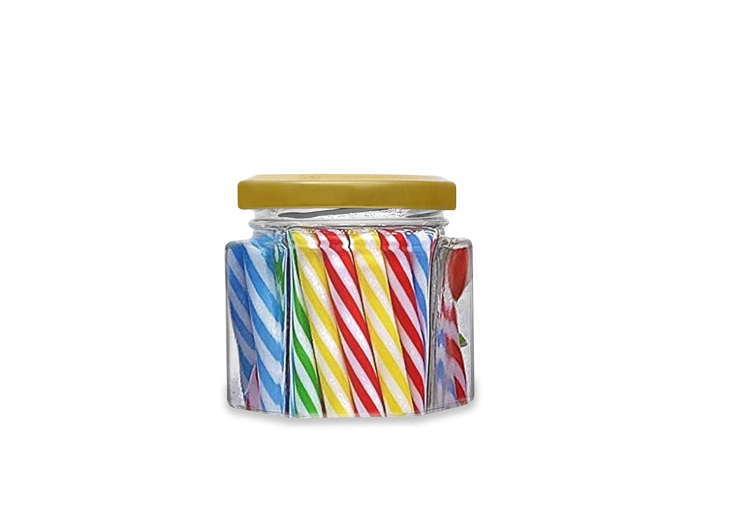 Croco Round Glass Jar Set - 12 Piece Food Storage, Plastic & Steel Screw Caps | Transparent, Ideal For Dry Fruits, Juice & Water