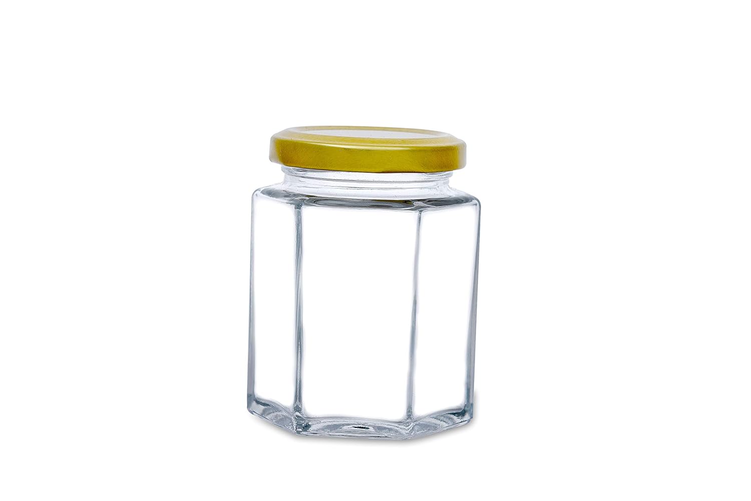 Croco Round Glass Jar Set - 12 Piece Food Storage, Plastic & Steel Screw Caps | Transparent, Ideal For Dry Fruits, Juice & Water