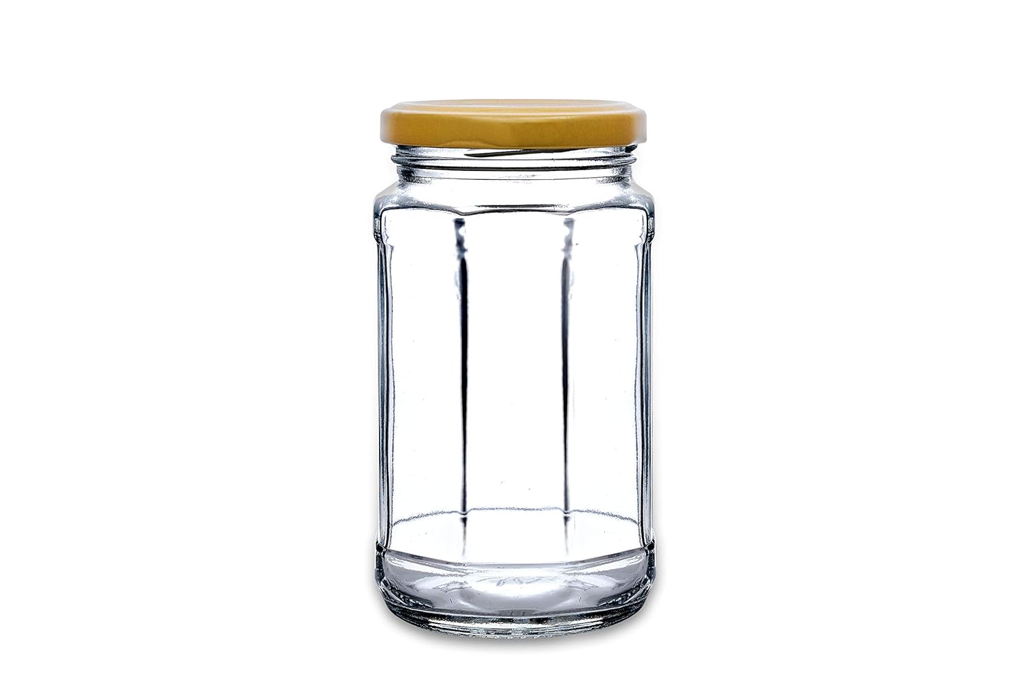 Croco Hexagon Glass Jar and Container