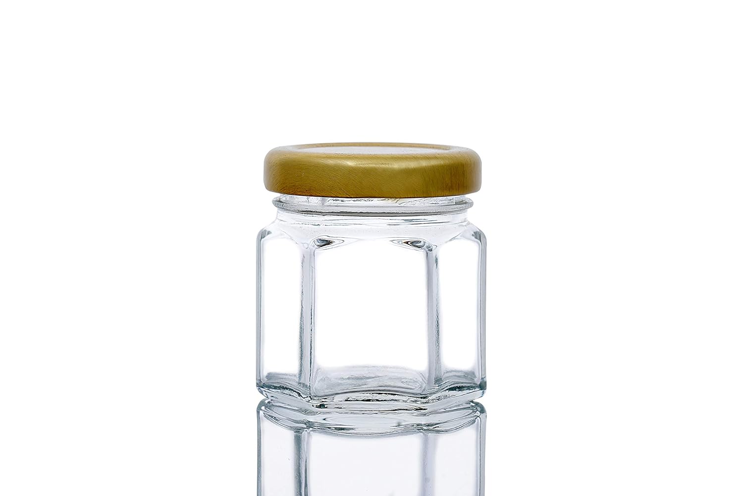 Croco Hexagon Glass Jar and Container