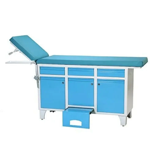 Examination Table With Drawer - Color Code: Blue