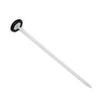 Knee Hammer - Plastic Design 15 Mm , Sleek White Color For Accurate Reflex Testing