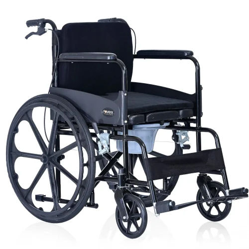 Commode Powder Cuoted Wheel Chair