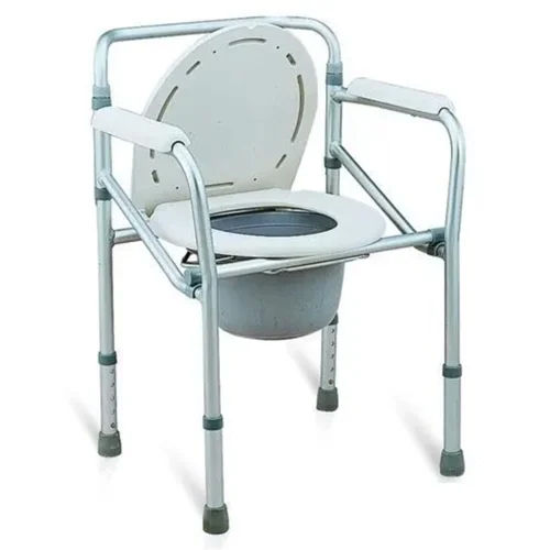 Entros Commode Chair - Color: Silver