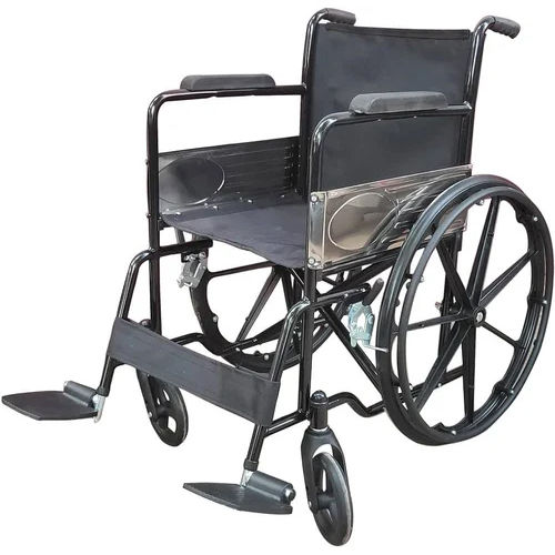 Powder Coated Wheelchair - Material: Steel