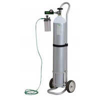 Al Can - 20 Litres New Aluminium Oxygen Cylinder | Portable Manual Operation, Steel Construction