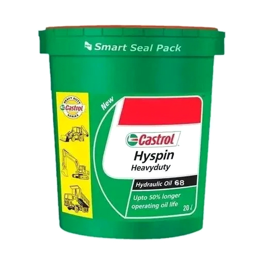 Hyspin Heavy Duty 68 Hydraulic Oil - Light Yellow, Bucket Pack , Sharp Smell & High-Quality Additives for Superior Performance