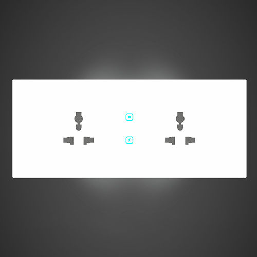 Touch 2 Switch (1-16a) 2 Socket - Application: Industrial/commercial