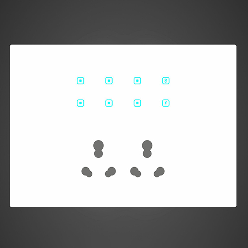 Touch 4 Switch 2 Socket (16A Socket)
