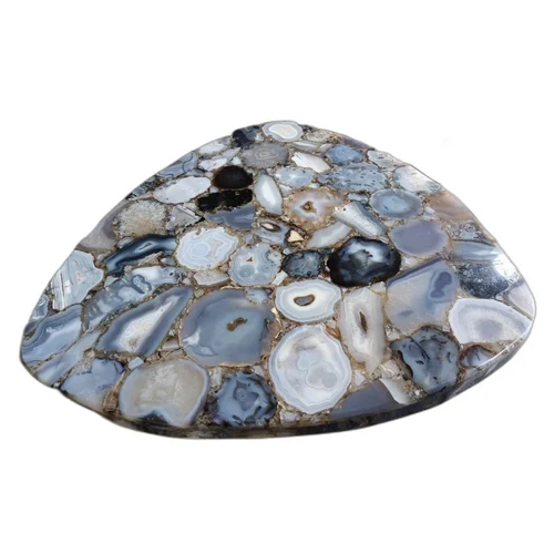 Grey agate and table top and slab