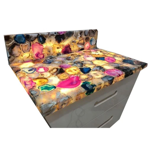 Mix agate table top and slab