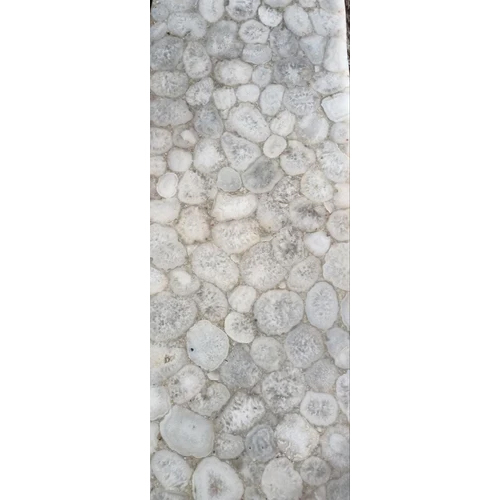 White Agate Stone Table Top And Slab - Stone Color: Different Available