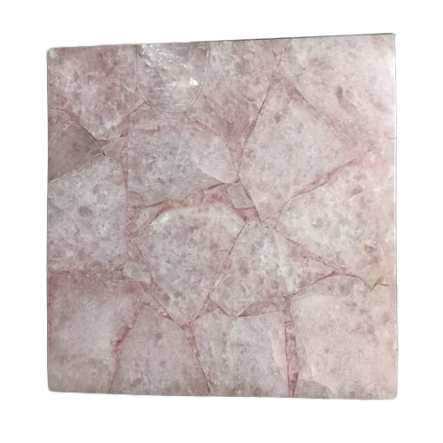 Light Pink Quartz Stone Slab