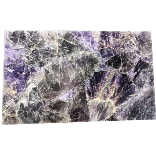 14 Mm Amethyst Stone Slab - Size: Various Available