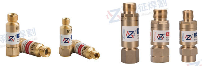 Gas Flashback Arrestor - Silver, Oxygen/acetylene/propane Compatibility, High-pressure Safety Features | Automatic Gas Valve, Flame-out Mini-hole Device, Continuous Operation Function