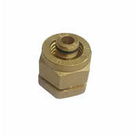 1014 Brass Pipe End Jdl Gold