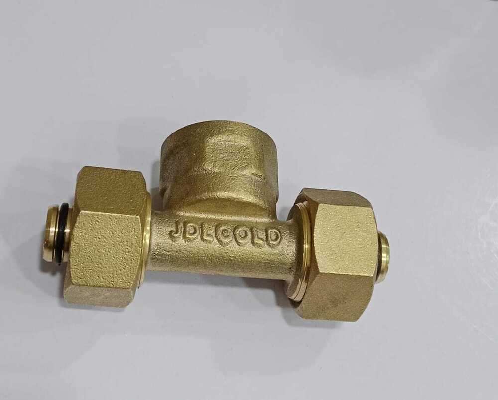 brass Female tee 1216 JDL