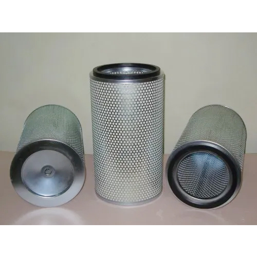 Borewell Compressors Air Filters - Portable, Screw-Type Compressor | AC Power, Silent Operation, Customizable Size, Sleek Silver Finish