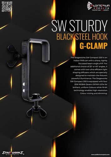 Eagle Mouth Type Lighting Clamp - Color: Black
