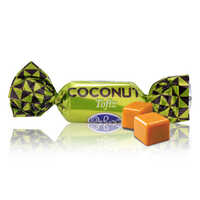 Coconut Tofiz - 780 G Solid Toffee | Eggless Coconut Flavor, Piece Shape