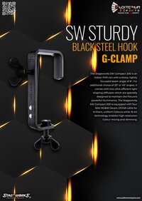 Auditorium Moving Head Lighting Clamp - Color: Black