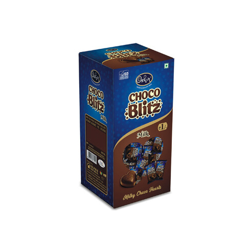 Choco Blitz Milk Hearts - 400 G Solid Eggless Chocolate Pieces | Indulge In Delightful Heart-shaped Treats