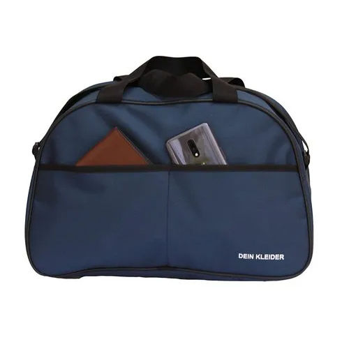 Polyester Travel Duffle Bag - Color: Blue