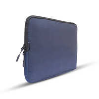 Laptop Sleeve Navy Blue - Neoprene Material, 15.6 Inch Size, Dark Gray Color | Plain Design, Waterproof Protection, Customizable Options
