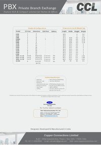 CCL 104B Epabx System